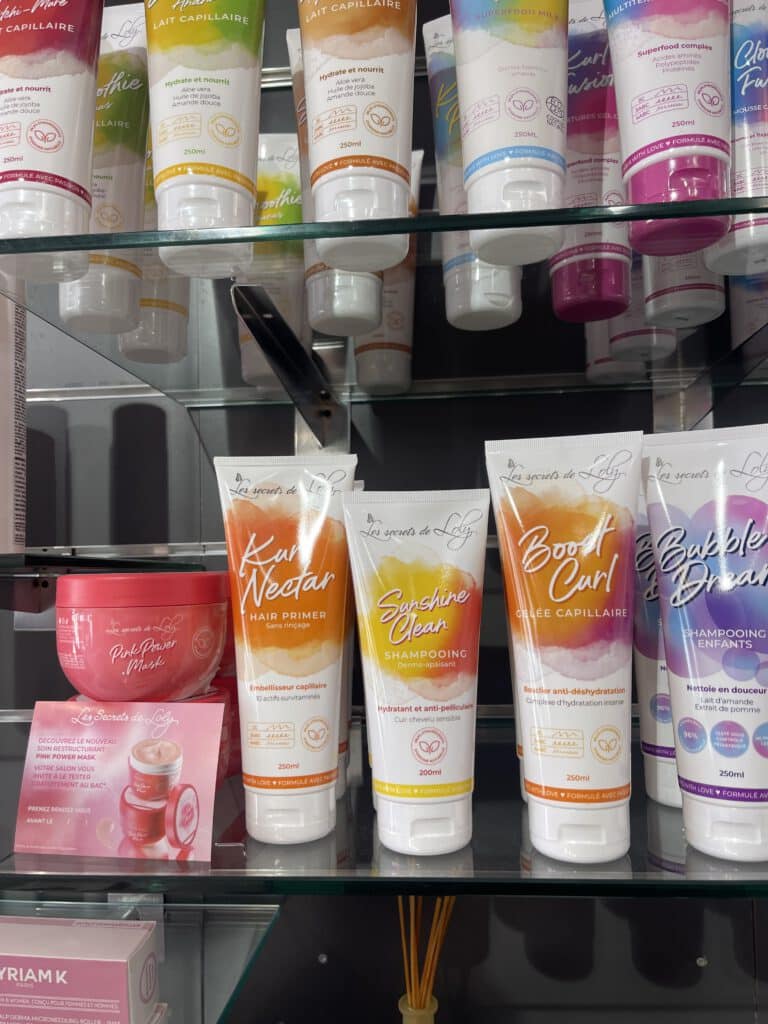Gamme de soins capillaires les secrets de loly pour cheveux naturels et crépus