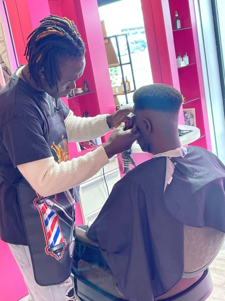 Coiffure homme dégradé aissa coiffure Brest