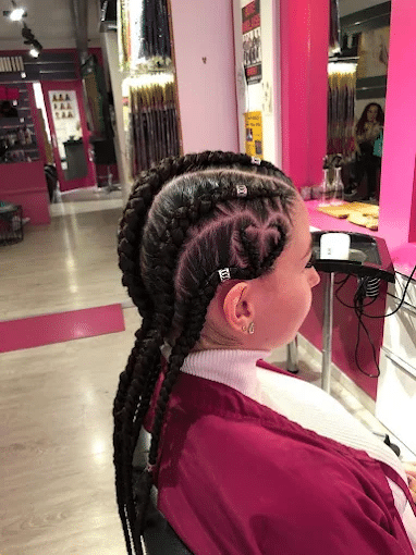 tresses femmes réalisées au salon